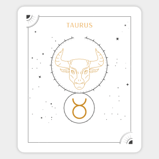 Taurus | Astrology Zodiac Sign Design Magnet